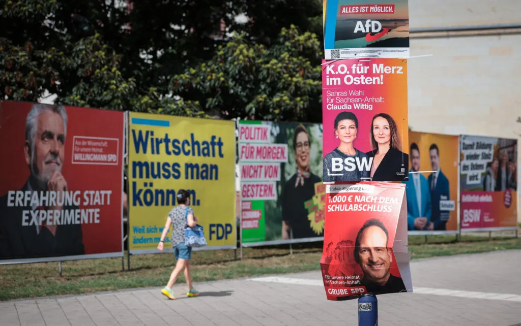 Plakate und Wahlwerbung in Magdeburg