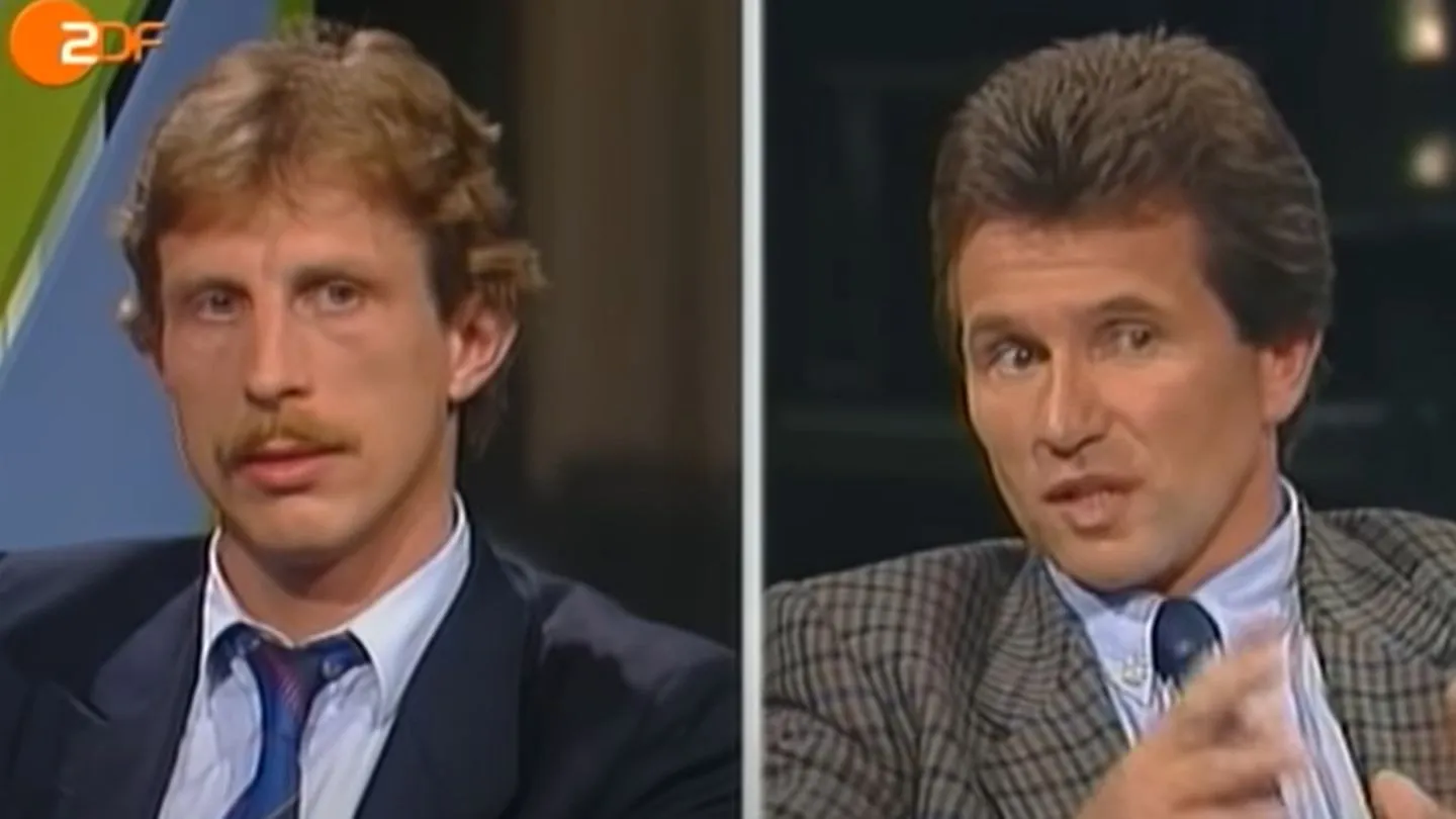 Momente der TV-Geschichte: Daum, Heynckes und Hoeneß – Schlammschlacht im „Aktuellen Sportstudio”